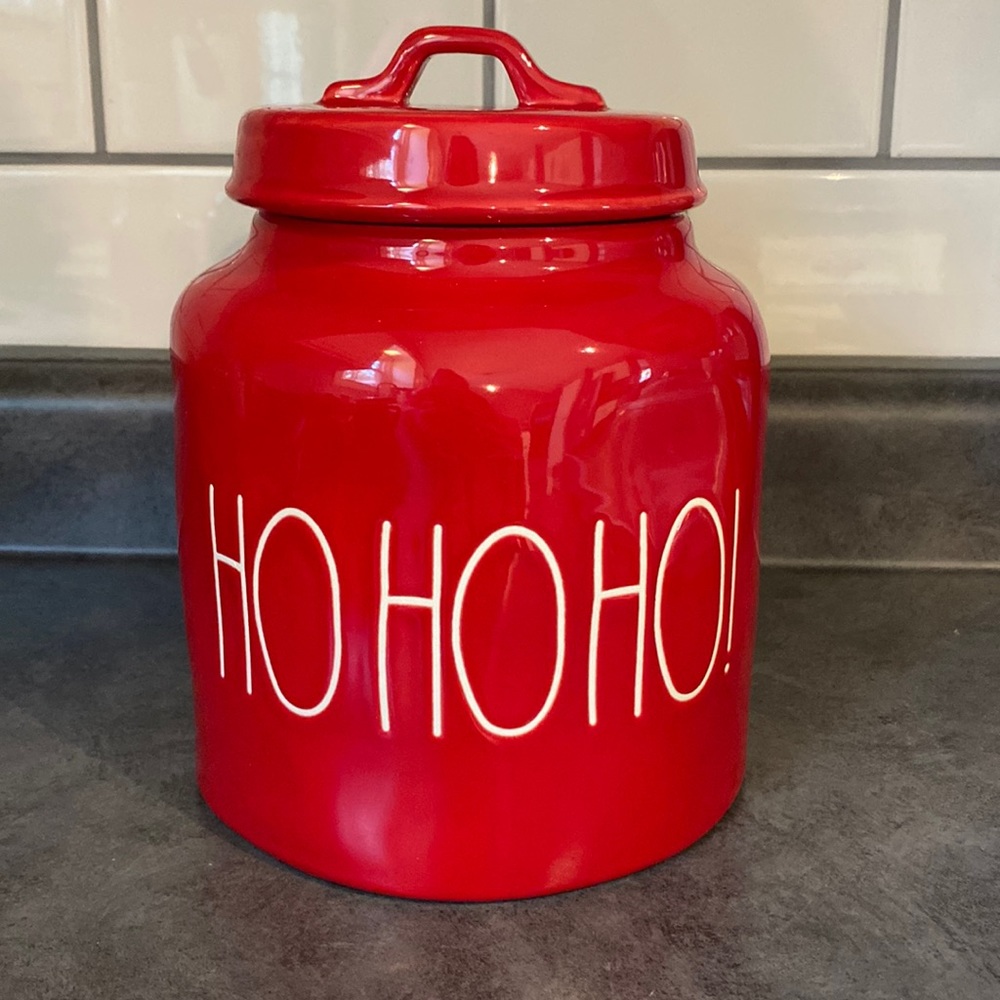 Rae Dunn 2018 Ho Ho Ho Canister